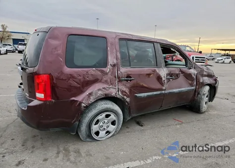 2014 Honda Pilot Lx из США, поврежденный, VIN 5FNYF4H27EB050854